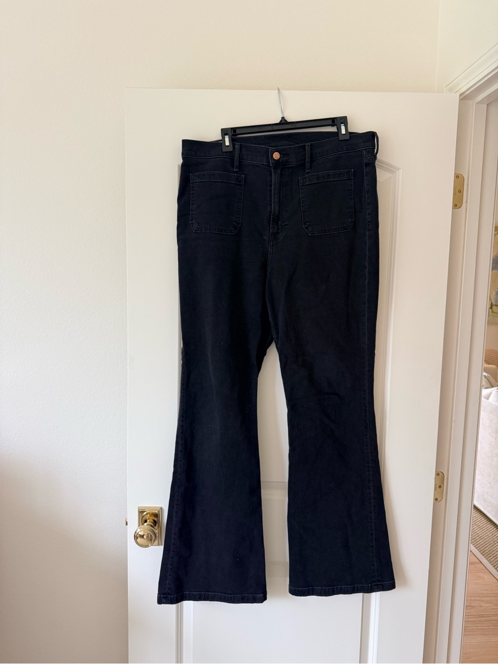 Gap Black High-Waist Flared Jeans